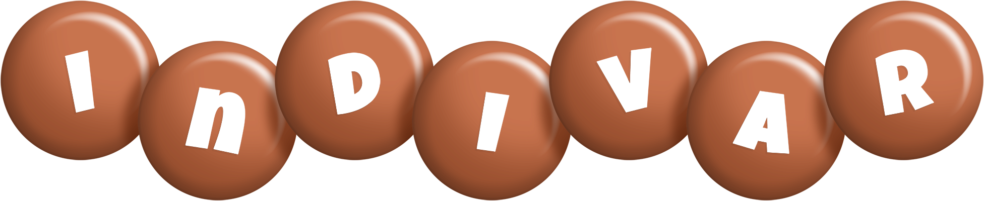 Indivar candy-brown logo