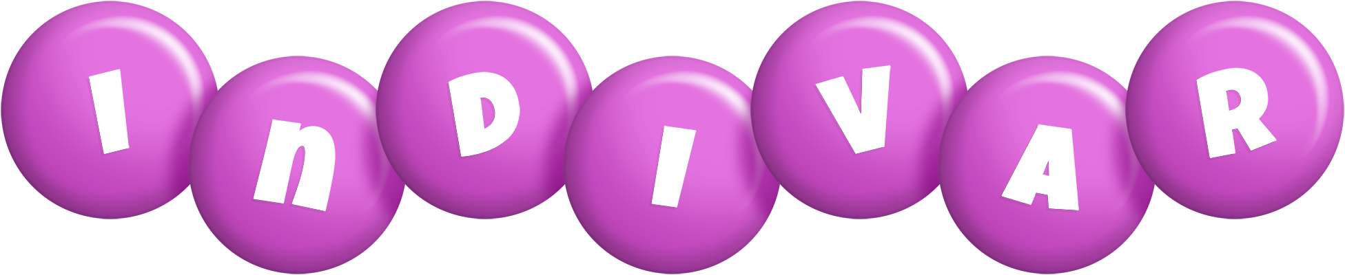 Indivar candy-purple logo