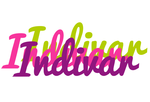 Indivar flowers logo