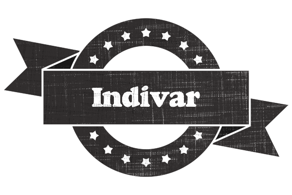 Indivar grunge logo