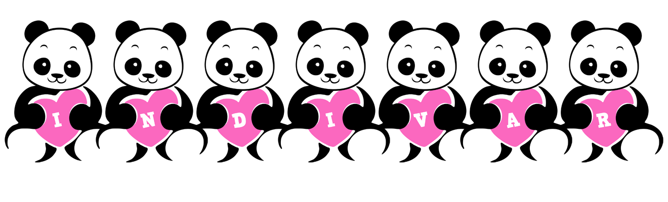 Indivar love-panda logo
