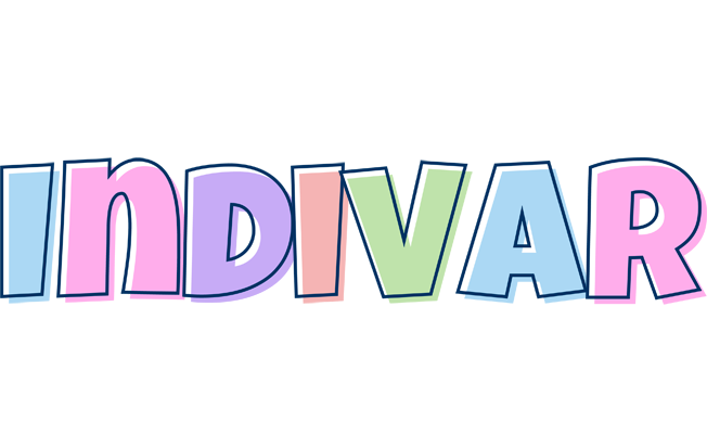 Indivar pastel logo