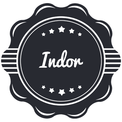 Indor badge logo