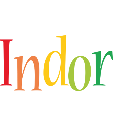 Indor birthday logo