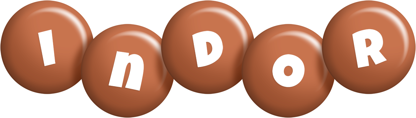 Indor candy-brown logo