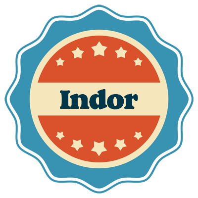Indor labels logo