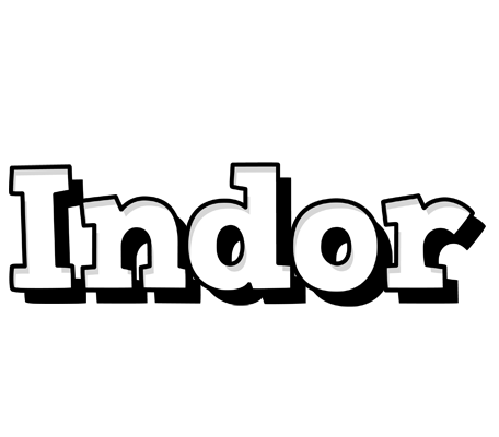 Indor snowing logo