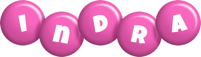 Indra candy-pink logo