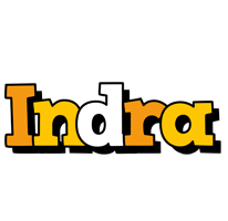 Indra cartoon logo