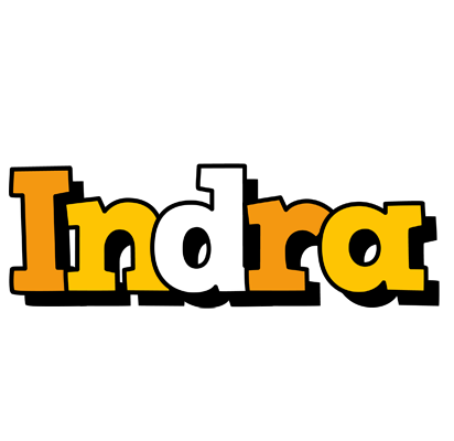 Indra cartoon logo