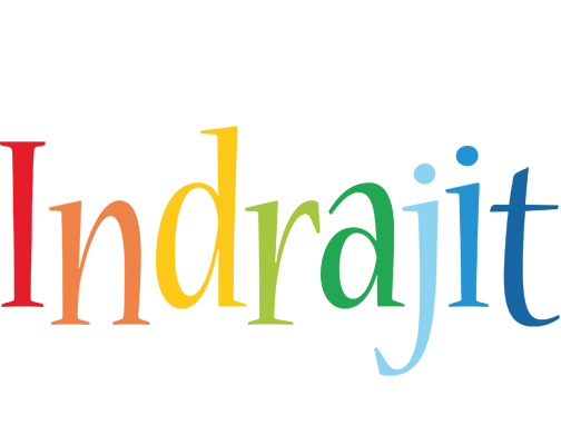 Indrajit birthday logo