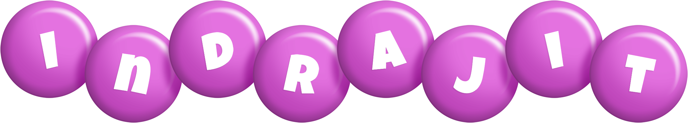 Indrajit candy-purple logo