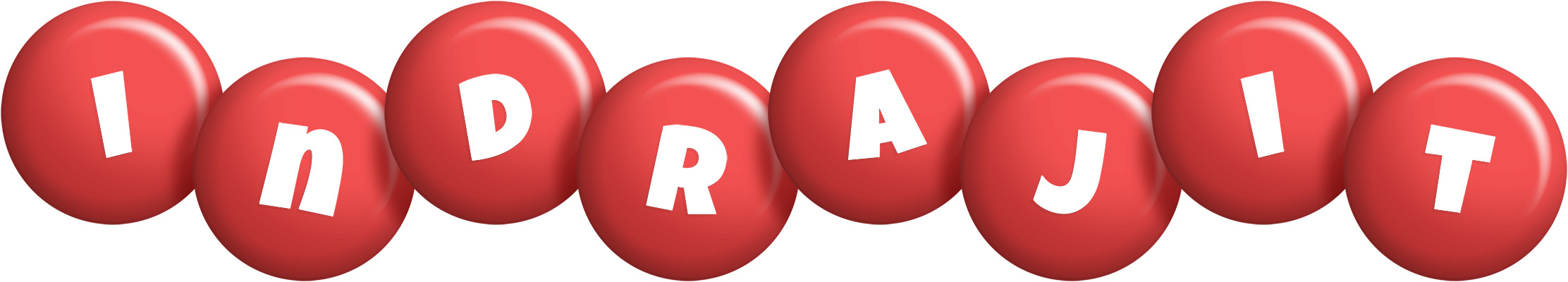 Indrajit candy-red logo