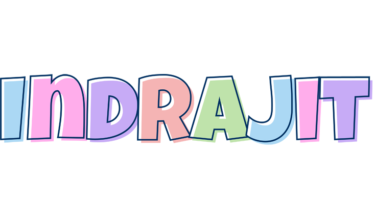 Indrajit pastel logo