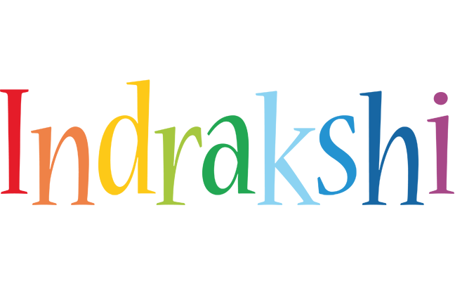 Indrakshi birthday logo