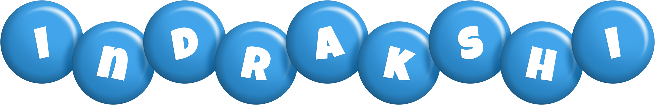 Indrakshi candy-blue logo