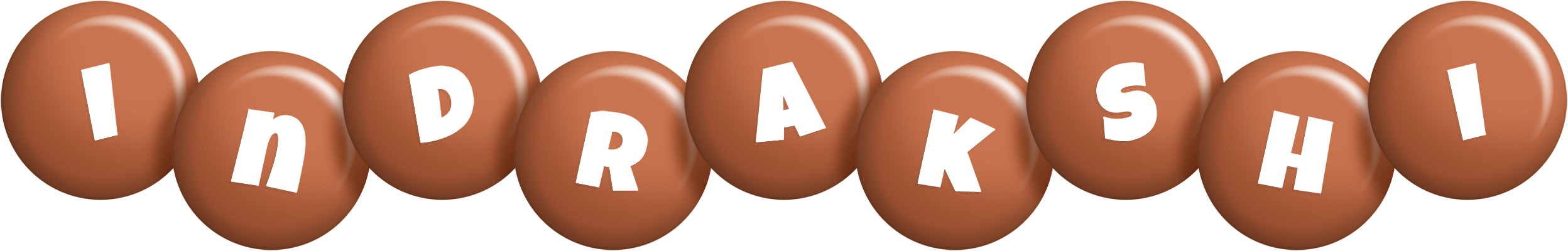 Indrakshi candy-brown logo