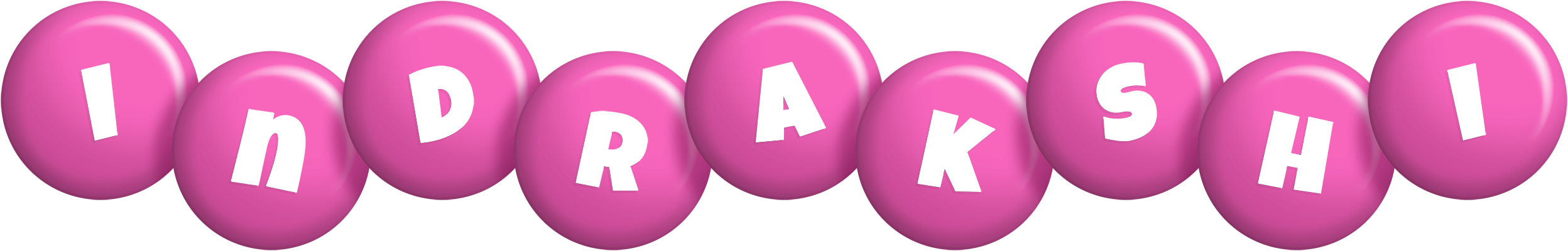 Indrakshi candy-pink logo
