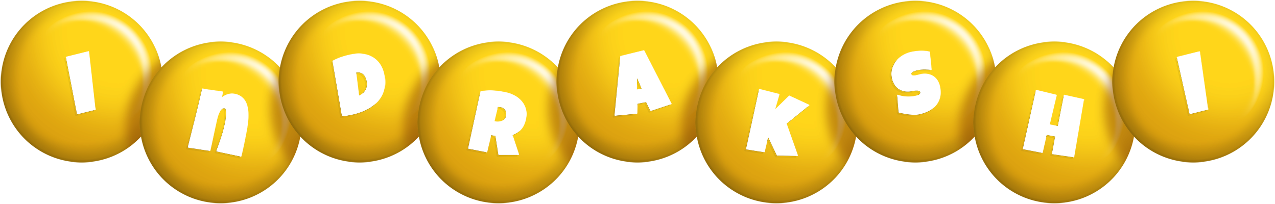 Indrakshi candy-yellow logo