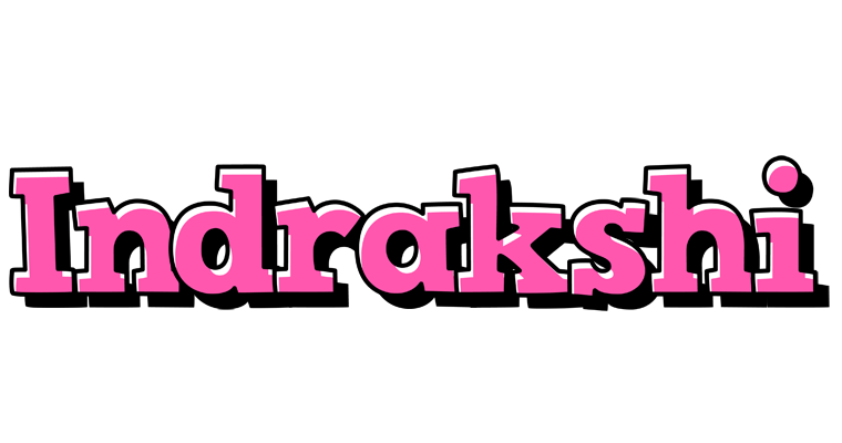 Indrakshi girlish logo