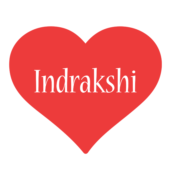 Indrakshi love logo