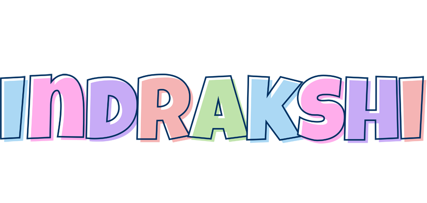 Indrakshi pastel logo