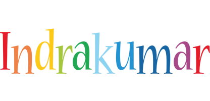 Indrakumar birthday logo