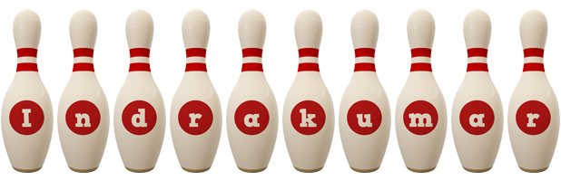 Indrakumar bowling-pin logo