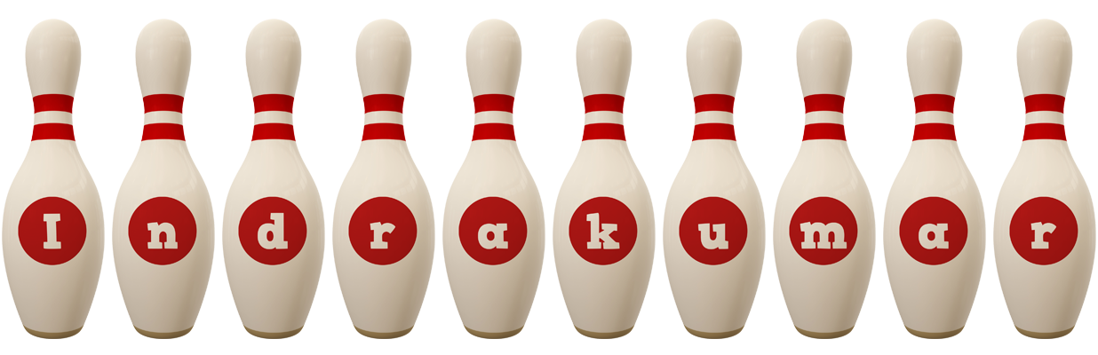 Indrakumar bowling-pin logo