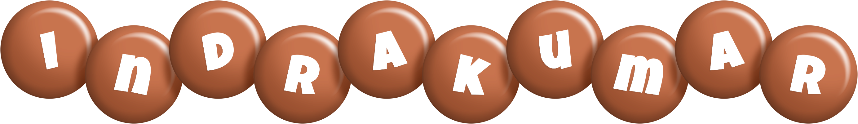 Indrakumar candy-brown logo