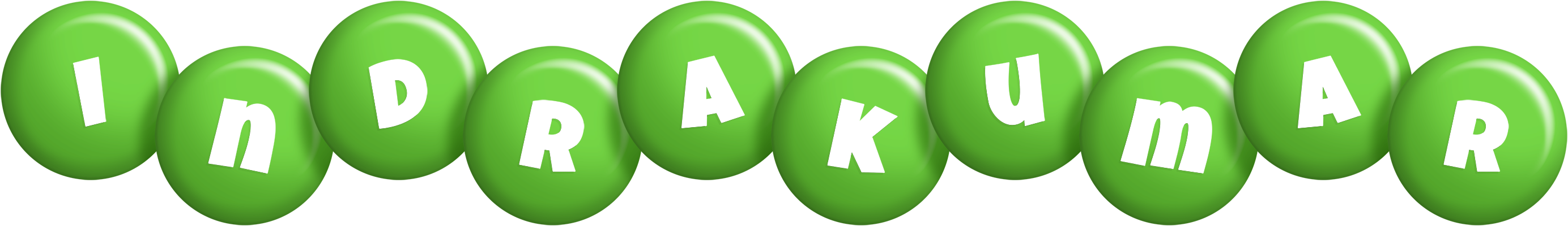 Indrakumar candy-green logo