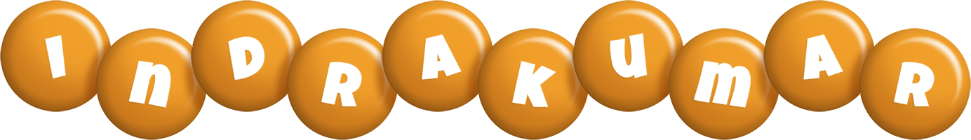 Indrakumar candy-orange logo