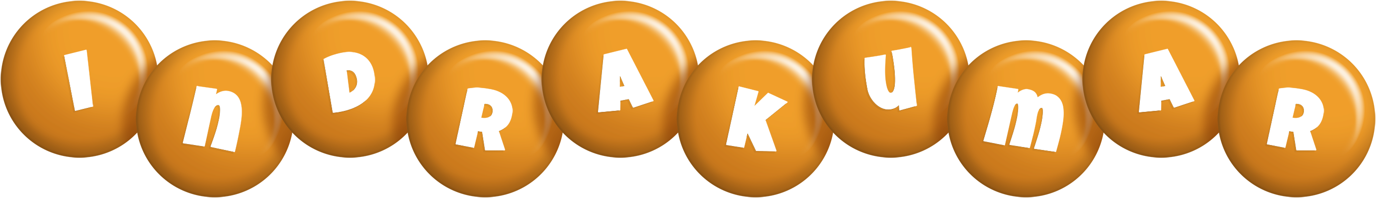 Indrakumar candy-orange logo