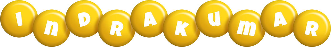 Indrakumar candy-yellow logo