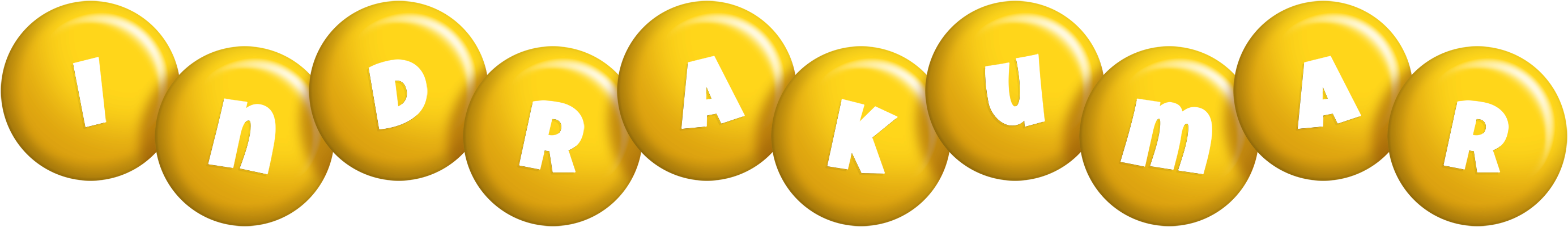 Indrakumar candy-yellow logo