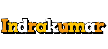 Indrakumar cartoon logo