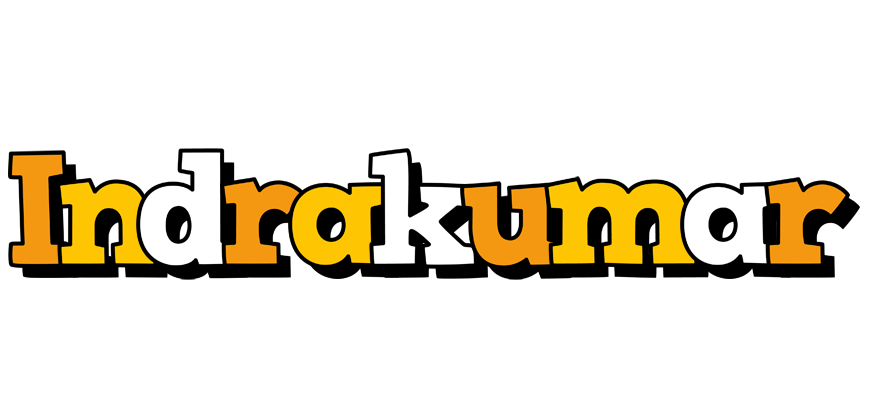 Indrakumar cartoon logo