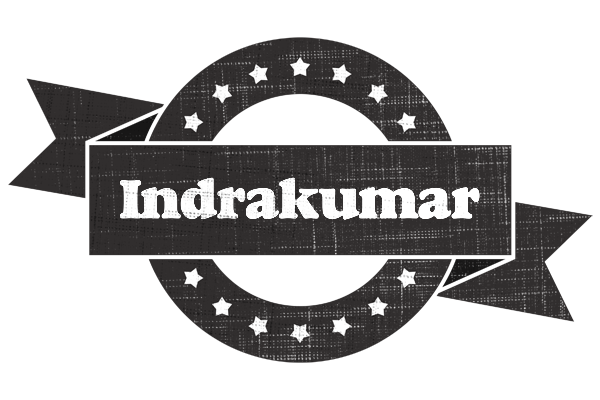 Indrakumar grunge logo