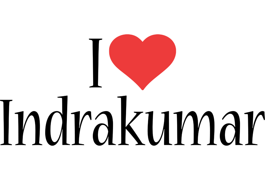 Indrakumar i-love logo