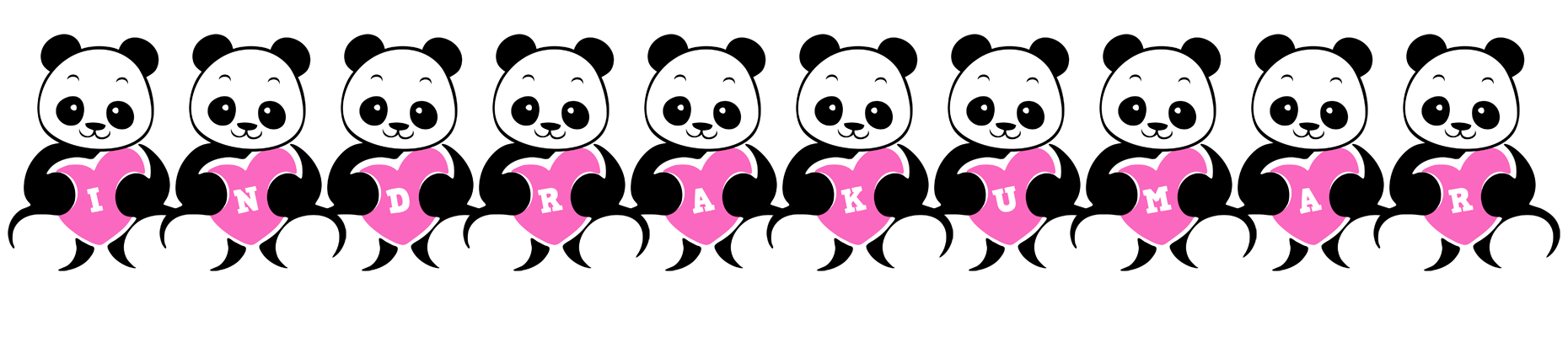 Indrakumar love-panda logo
