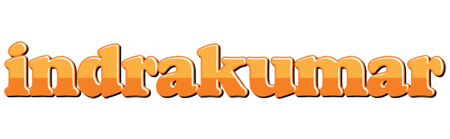Indrakumar orange logo
