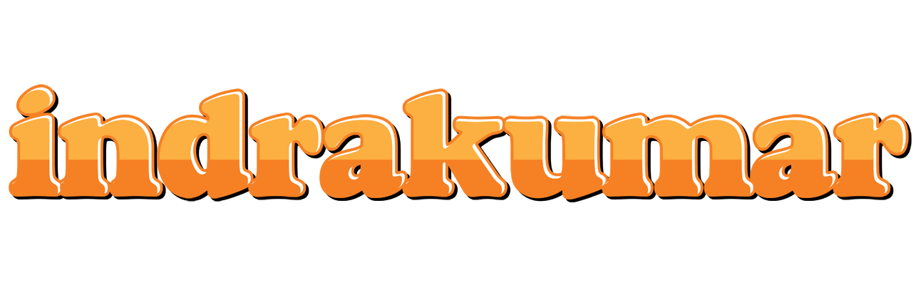 Indrakumar orange logo