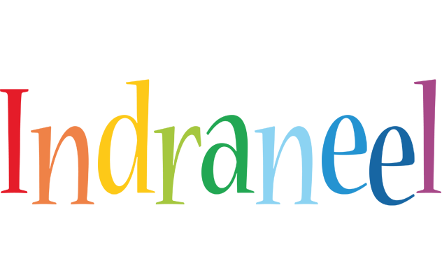 Indraneel birthday logo