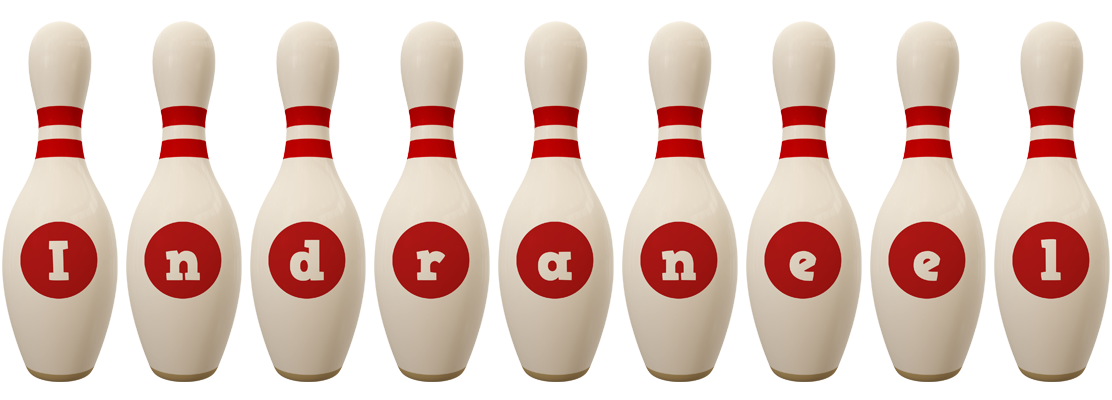 Indraneel bowling-pin logo