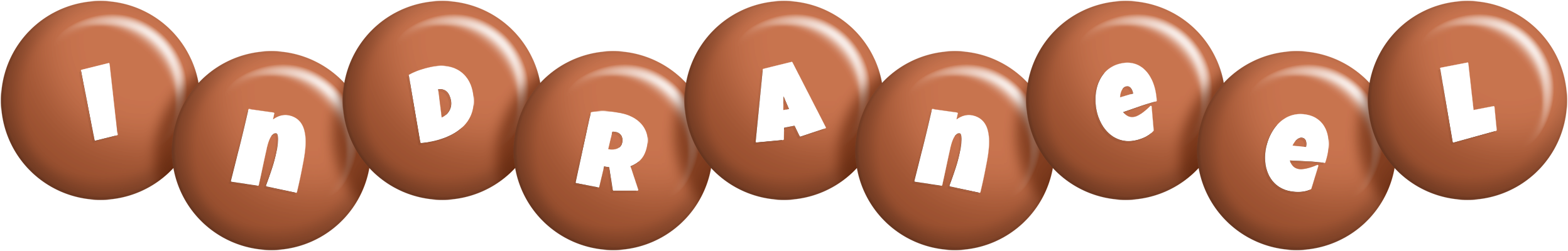 Indraneel candy-brown logo