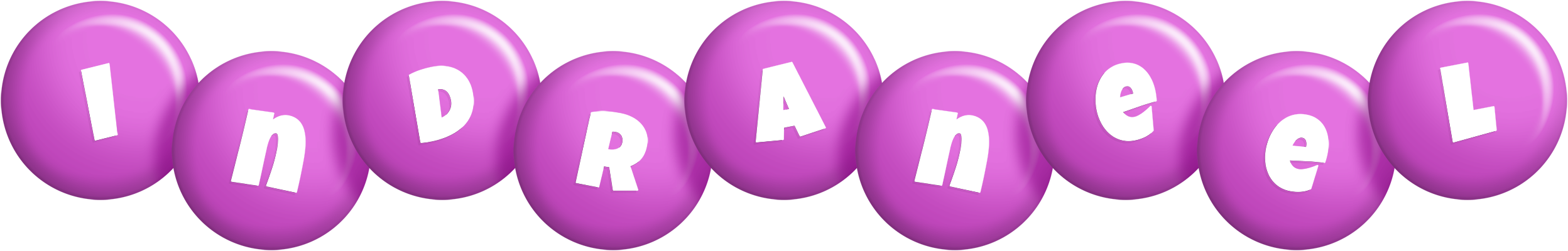 Indraneel candy-purple logo