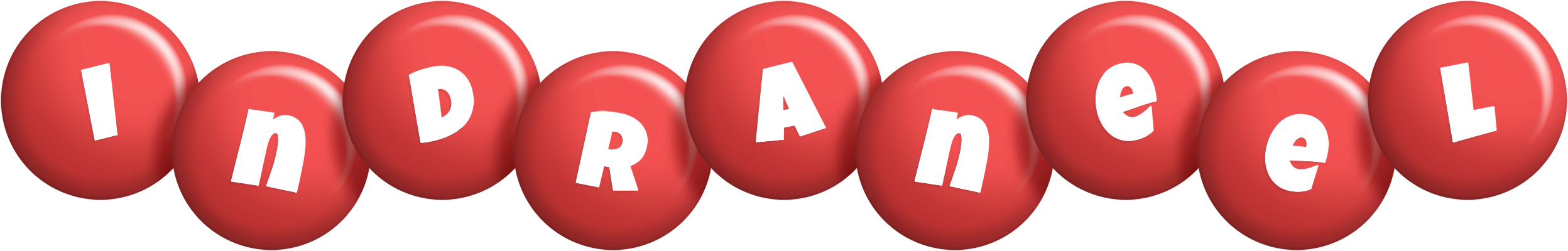 Indraneel candy-red logo