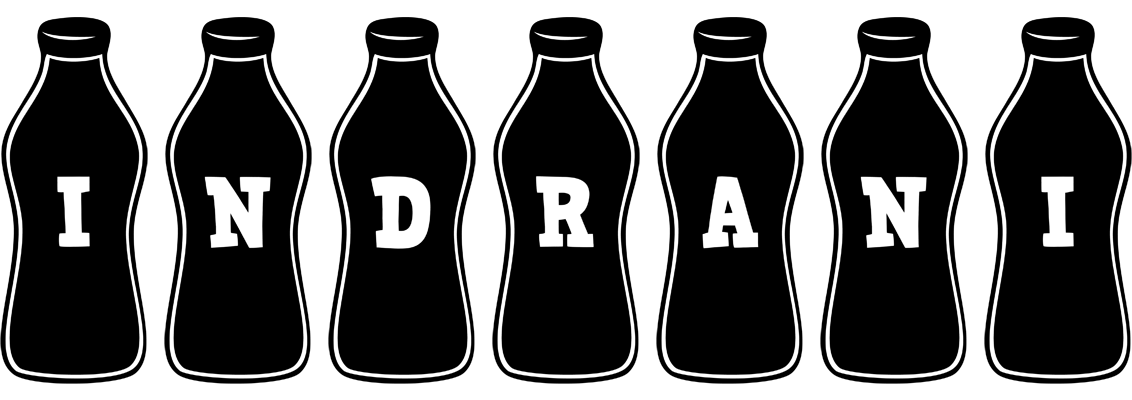 Indrani bottle logo