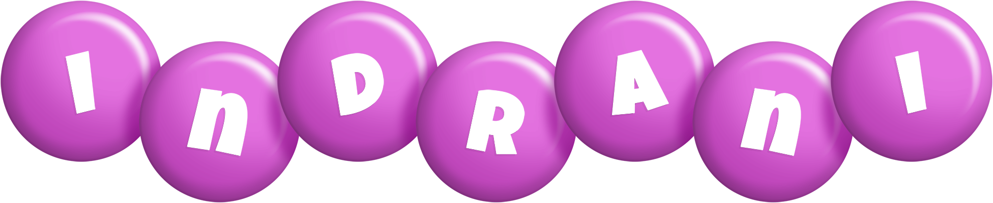 Indrani candy-purple logo