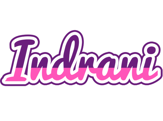 Indrani cheerful logo